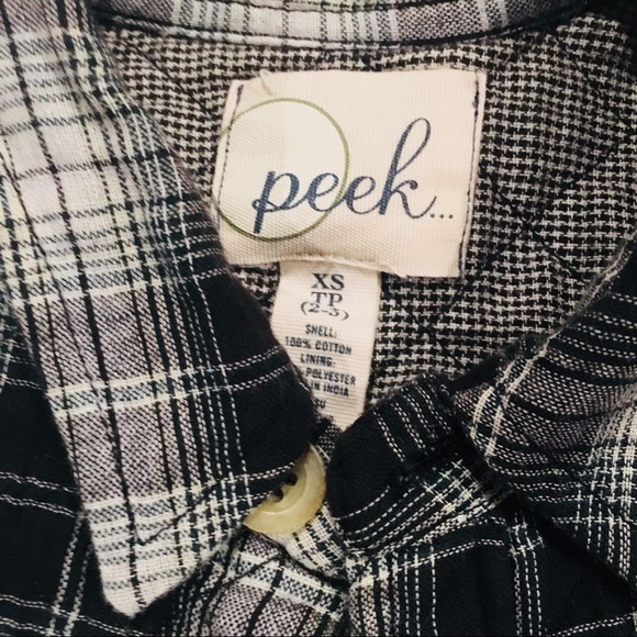 Peek Quilted Plaid jacket Nordstrom XS 2-3 - Picture 2 of 4